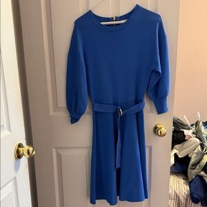 Eliza J Blue Knit Dress